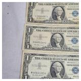 Lot of 2-Series 1957 Star Note $1 Silver Certificates
