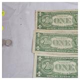 Lot of 2-Series 1957 Star Note $1 Silver Certificates