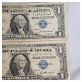 (3) Lot of $1 Series 1957 Silver Certificates