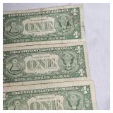 (3) Lot of $1 Series 1957 Silver Certificates