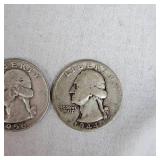 Washington Silver,25c,(3)