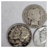 Mercury Silver Dimes, 10c (3)