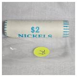 Unsearched Bank Roll Buffalo Nickels