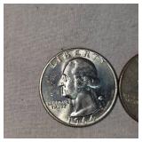 Washington Silver,25c,(3)