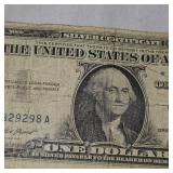 (2) 1957 "Star Note" Silver $1 Certificates