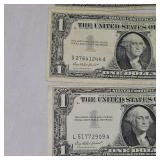 (3) 1957 Silver Certificates