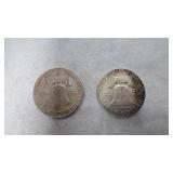 1959,1964 Franklin Halfs, 50c