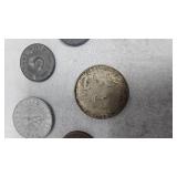 WWII German Coins with Nazi Markings