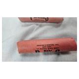 (3) Rolls Unsearched Wheat Back Pennies, 1c