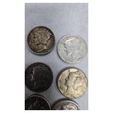 (10) Lot of Mercury Silver Dimes