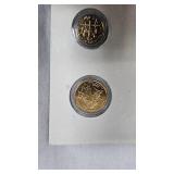 2000 24Kt Gold Plated Coin Set(5)