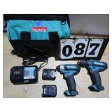 Makita 2 Piece Cordless Combo Kit