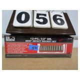 Iron Horse 12 Piece 1/2" Drive Deep Impact Socket Set - SAE