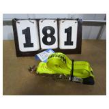 Wood Tuff Tow Ratchet Tie Down - Double J Hooks