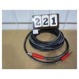 Armor 50 ft Steel Braided Rubber Hose