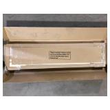 HARDWOOD REFLECTIONS Solid Wood Butcher Block Shelf 48in. W X 12in. D X 1.5in. H in Unfinished Acacia  Customer Returns See Pictures