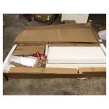 International Concepts 60 in. H Unfinished Solid Wood 5-Shelf Standard Bookcase Customer Returns See Pictures