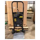 Gorilla 800 lbs. Capacity Steel Hand Truck with Multi-Grip Handle, Wideload Toe Plate, Super Duty Axle with Non-Slip Foot Lever Damage on Wheel  Customer Returns See  Pictures