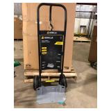 Gorilla 800 lbs. Capacity Steel Hand Truck with Multi-Grip Handle, Wideload Toe Plate, Super Duty Axle with Non-Slip Foot Lever Damage on Wheel  Customer Returns See  Pictures