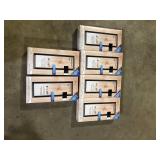 Lot of FITTES Flush Floor Vent (Lite) 4 in. x 10 in. Black Customer  Returns See Pictures