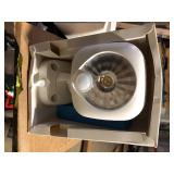 Ring Smart Lighting White Motion Activated Outdoor Integrated LED Spotlight Battery Customer  Returns See Pictures