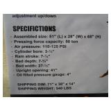 LandHonor 50ton Shop Press