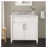 Home Decorators Collections 36 in Vanity Aberdeen Collection MSRP $1,199