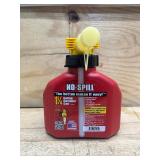 No-Spill Plastic Gas Can 1.25 gal
