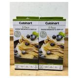 Cuisinart 8-Piece Griddle Breakfast & Crepe Set lot of 2