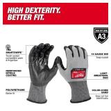 Large High Dexterity Cut 3 Resistant Polyurethane Dipped Outdoor & Work Gloves (12-gloves)
