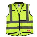 Milwaukee Performance Safety Vest High Visibility Yellow L/XL lot of 2