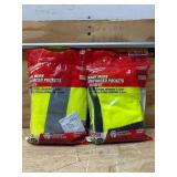 Milwaukee Performance Safety Vest High Visibility Yellow L/XL lot of 2