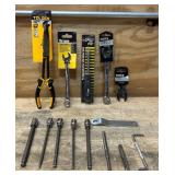 Random assortment of tools and accessories lot of 14