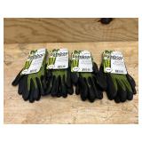 Bellingham Bamboo Gardener Unisex Palm-dipped Gardening Gloves Green S (lot of 4)
