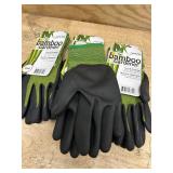 Bellingham Bamboo Gardener Unisex Palm-dipped Gardening Gloves Green S (lot of 4)