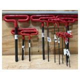 Eklind T-Handle Hex Wrench lot of 12