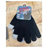 LED winter hat and texting gloves (lot of 2)