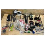 Bin of assorted items