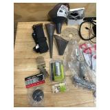 Bin of assorted items