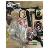 Bin of assorted items