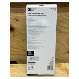 6 ft. 12-Outlet Surge Protector with Coax and USB RJ45, Black