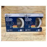 4 in. Adjustable CCT Integrated LED Recessed Light Trim Can Light with 4 Trim Color Trim Options 1000 Lumens Dimmable (lot of 2)