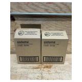 Sistema Nest It Meal Prep Food Storage Containers with Lids, 2 Compartments, 3.7 Cups, 10-Pack, Green (B0B48W96LN)