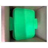 Sistema Nest It Meal Prep Food Storage Containers with Lids, 2 Compartments, 3.7 Cups, 10-Pack, Green (B0B48W96LN)