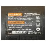 Warrior 3/8  Variable Speed Reversible Drill Driver