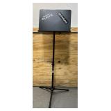 On Stage Stands SM7211B Professional Grade Folding Orchestral Sheet Music Stand, Black