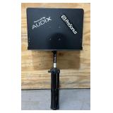 On Stage Stands SM7211B Professional Grade Folding Orchestral Sheet Music Stand, Black