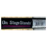 On Stage Stands SM7211B Professional Grade Folding Orchestral Sheet Music Stand, Black