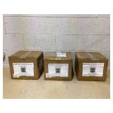 LOT OF 3 Improvements Two-Tier Bamboo Turntable