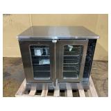 Magic Chef 38 in. Commercial Convection Oven in Stainless Steel (Missing Legs and Wheels)